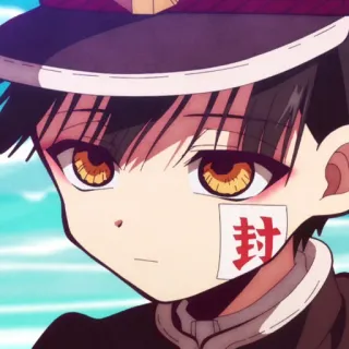 ☁️ Hanako Toilet-bound Hanako-kun 封 anime, hanako kun, toilet bound hanako kun, japanese, school telegram sticker