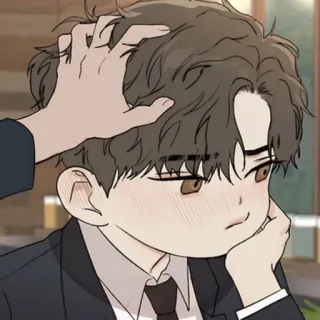 🧋 cartoon, anime, character, man telegram sticker