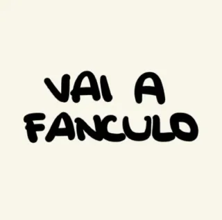 🖕 VAI A FANCULO italia, menyinggung, hinaan telegram sticker