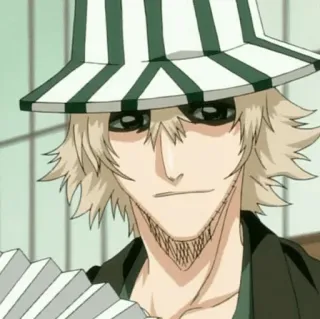 💈 Kisuke Urahara Bleach Anime, Bleach, Kisuke Urahara, Charakter, Manga whatsapp sticker