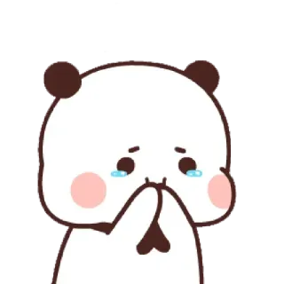 🍯 แพนด้า, เศร้า, ร้องไห้, สัตว์, น่ารัก, อิโมจิ telegram sticker
