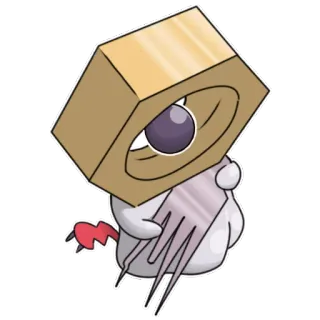 🍴 Meltan Pokémon pokemon, meltan, mostro, videogioco, personaggio telegram sticker