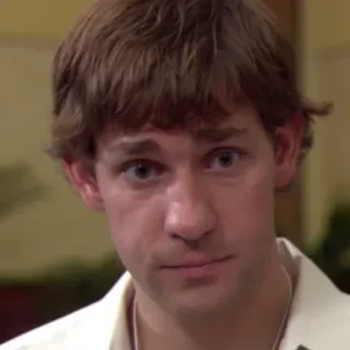 🗞 Jim Halpert The Office jim, halpert, serie, büro, comedy telegram sticker