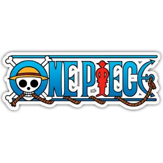 ✨ One Piece ONE PIECE Аниме, Манга, Пират, Череп, Логотип, Ван Пис telegram sticker