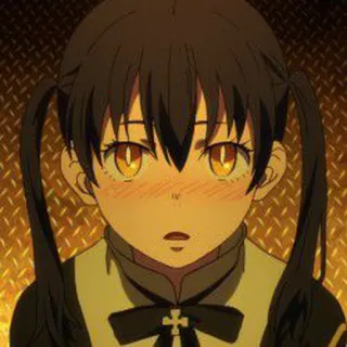 🔥 Tamaki Kotatsu Fire Force anime, Tamaki Kotatsu, Fire Force, cute, girl telegram sticker