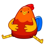 Rooster @TgEmodziBot telegram emojis 😂
