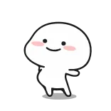 💃 Cartone animato, Carino, Ballare, Personaggio, Minimalista, Kawaii whatsapp sticker