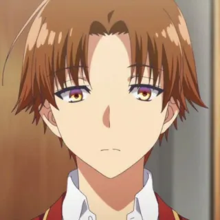 🙃 Ayanokoji Kiyotaka Classroom of the Elite アニメ, ようこそ実力至上主義の教室へ, 綾小路, 清隆, キャラクター, 学校, 生徒 telegram sticker