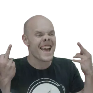 🖕 dedo do meio, ofensivo, gesto, rude telegram sticker