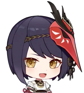 😃 Kujou Sara Genshin Impact Anime, Ragazza, Genshin Impact, Sara, Kujou telegram sticker