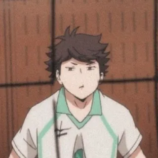 🦉 Oikawa Tooru Haikyuu!! Аниме, Персонаж, Haikyuu, Ойкава Тоору, Ойкава telegram sticker