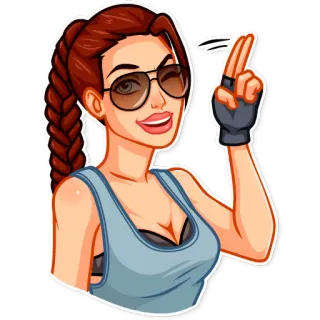 Tomb Raider telegram stickers