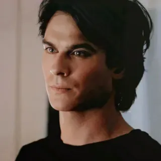 🩸 Damon Salvatore The Vampire Diaries wampir, paranormalne, dramat, romans, nadprzyrodzone, postać, serial TV telegram sticker