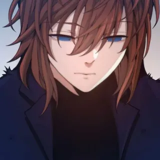 🔷 Anime, Mâle, Portrait, Personnage telegram sticker