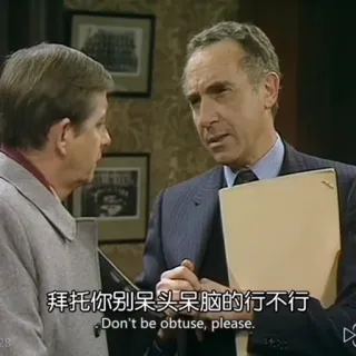 😱 拜托你别呆头呆脑的行不行
Don't be obtuse, please. Диалог, Субтитры, Перевод, Китайский, Английский telegram sticker