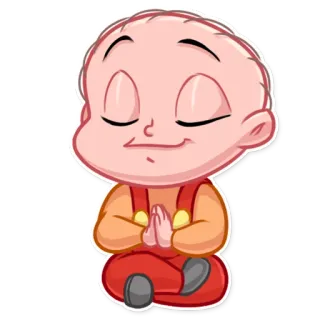 😌 Hoạt hình, Thiền, Yên bình, Điềm tĩnh, Yoga, Thư giãn telegram sticker