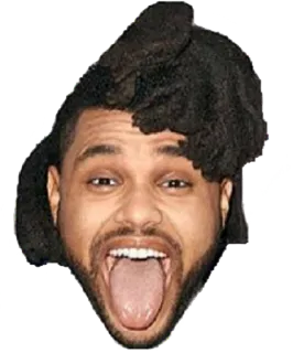 Cant Feel My Face whatsapp stickers