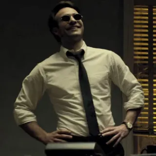🥊 Daredevil matt murdock, marvel, netflix, avocat, aveugle, super-héros whatsapp sticker