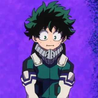 🥦 Izuku Midoriya My Hero Academia anime, my hero academia, izuku midoriya, deku, manga, hero telegram sticker
