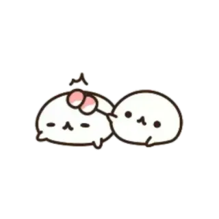 🍥 kawaii, słodkie, postać, urocze, ilustracja, naklejka telegram sticker