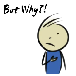 😟 Sarcasm? sarkazm, kreskówka, sceptyk, wątpliwość, wyraz telegram sticker