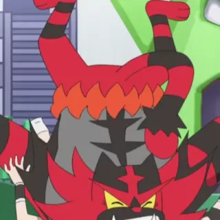 😵 Incineroar Pokemon pokemon, incineroar, fighting, anime, video game telegram sticker