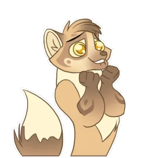 😍 ferret telegram sticker
