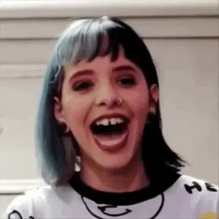 😹 Melanie Martinez Sänger, Porträt, Melanie Martinez, Künstler, Promi telegram sticker