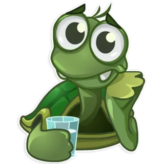 Sad Turtle Joe telegram stickers