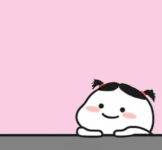 👀 kawaii, lucu, karakter, blob whatsapp sticker
