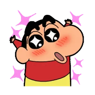 🤩 Shin-chan Crayon Shin-chan anime, cartoon, funny, cute, kawaii telegram sticker
