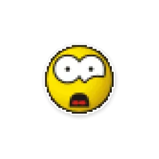 😨 Emoji, sốc, sợ hãi, bất ngờ telegram sticker