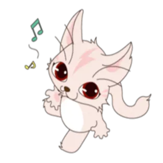 🎧 gato, música, lindo, animal, dibujo animado, felino, gatito whatsapp sticker