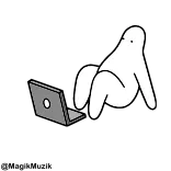 🔝 Blob, Máy tính, Máy tính xách tay, Trừu tượng, Kỹ thuật số telegram sticker