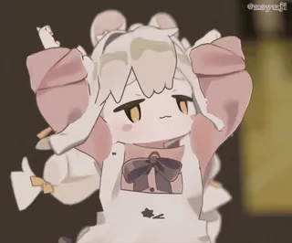 🎶 Dibujo animado, Mono, Personaje, Kawaii, Chibi, Anime whatsapp sticker