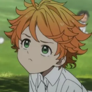 ⛓ Emma The Promised Neverland anime, personaje, emma, the promised neverland, lindo, manga, dibujos animados telegram sticker
