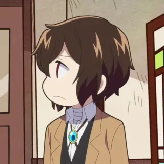 🧳 Osamu Dazai Bungo Stray Dogs Anime, Manga, Personnage, Bungo Stray Dogs, Dazai Osamu telegram sticker