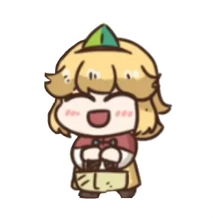 ⭐️ стикер, мультфильм, персонаж, милый, каваий telegram sticker
