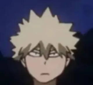 🔲 Katsuki Bakugo My Hero Academia Аниме, Манга, Моя геройская академия, Бакуго whatsapp sticker