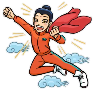 💪 Superheld, Oefening, Boeddha, Meditatie, Spiritueel telegram sticker
