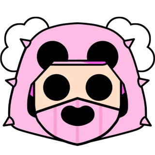 😇 Shelly Brawl Stars Shelly, Brawl Stars, Videogame, Personage, Spel telegram sticker