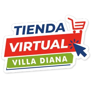 🛒 TIENDA VIRTUAL VILLA DIANA Shop, Geschäft, Online, Virtuell, E-Commerce, Warenkorb telegram sticker