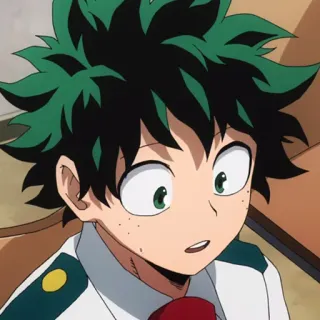 🥦 Izuku Midoriya My Hero Academia anime, my hero academia, deku, izuku midoriya, manga, hero telegram sticker