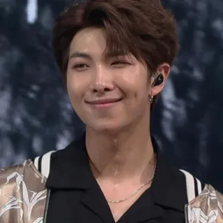 🍀 RM RM, Kim Namjoon, K-Pop, BTS, penyanyi, penampil, musik whatsapp sticker