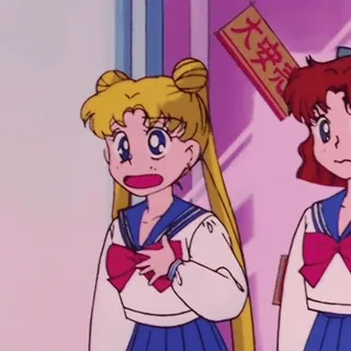 🌙 Sailor Moon Anime, Zeeman, Maan, Cartoon, Schooluniform telegram sticker