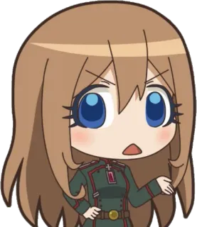 Youjo Shenki whatsapp stickers