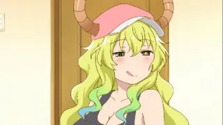 😋 Lucoa Miss Kobayashi's Dragon Maid Anime, Naga, Lucoa, Miss Kobayashi's Dragon Maid, Tanduk, Gadis anime telegram sticker