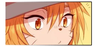 👀 Аниме, Мультфильм, Глаза, Лицо, Милый telegram sticker