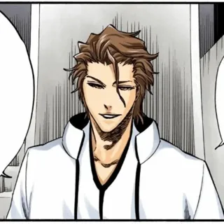 🧬 Sosuke Aizen Bleach 애니메이션, 만화, 악당, 캐릭터, 아이젠 telegram sticker