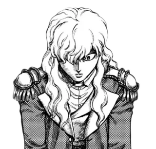 😟 Griffith Berserk Anime, Manga, Berserk, Griffith, Fantasy telegram sticker